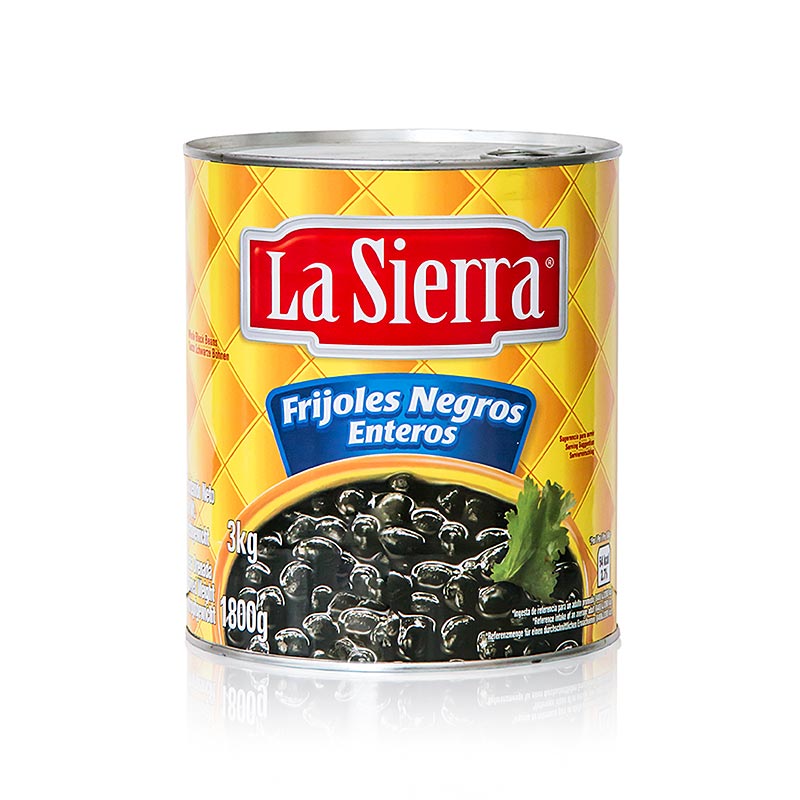 Voorgekookte Mexicaanse zwarte bonen van 3 kg verpakt in een handige verpakking