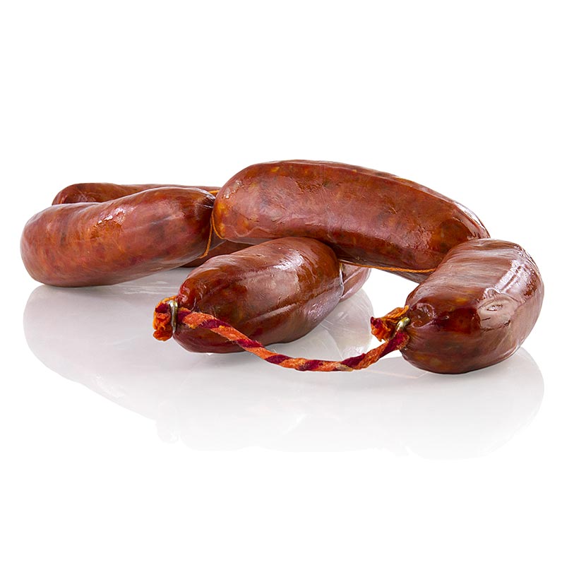 Heerlijke en eenvoudige kwaliteit Chorizo Rosario worst van de Stra Julia, ca 300 g, perfect hartig