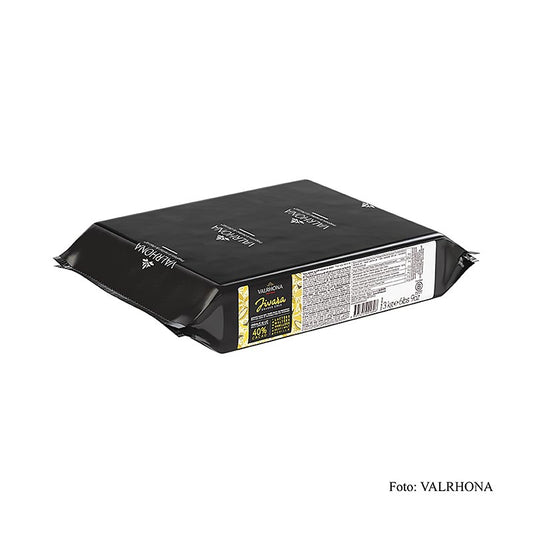 Valrhona Jivara Lactée Grand Cru volle melk couverture blok, 40% cacao, 3 kg - hoogwaardige chocolade voor professionele patissiers en chocolatiers