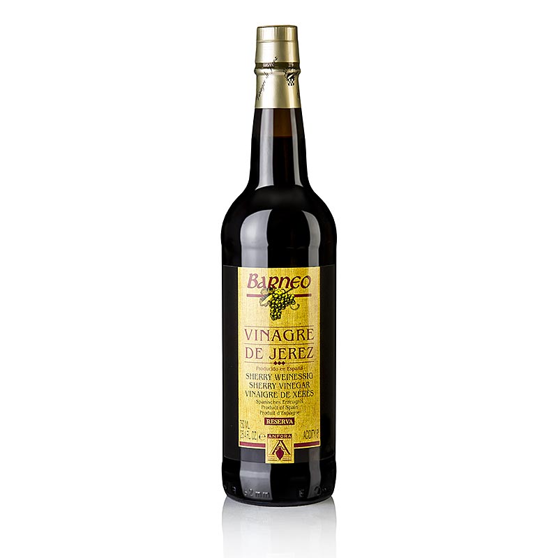 750 ml fles Barneo Sherry azijn Solera Reserva, 30 jaar oud vat, met 8% zuurgraad