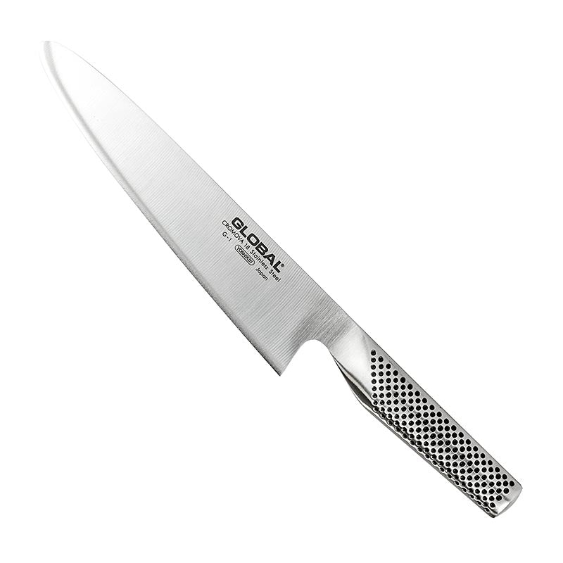 Global G-1 vleesmes, alleskunner, 21cm, 1 st - hoogwaardig Japans koksmes voor het snijden van vlees en groenten