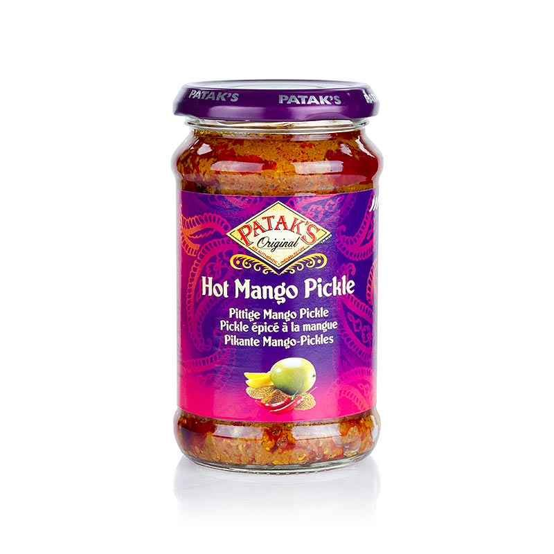 Mangopickle, heet en pittige pastei van Patak's, 283 g, perfect voor het toevoegen van smaak aan je favoriete gerechten