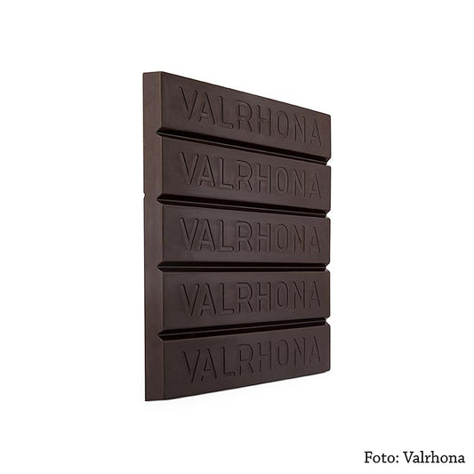 Valrhona cacaomassa-extra, blok, 100% cacao, 3 kg - rauwe cacaomassa van hoge kwaliteit in grote blokken van 3 kg