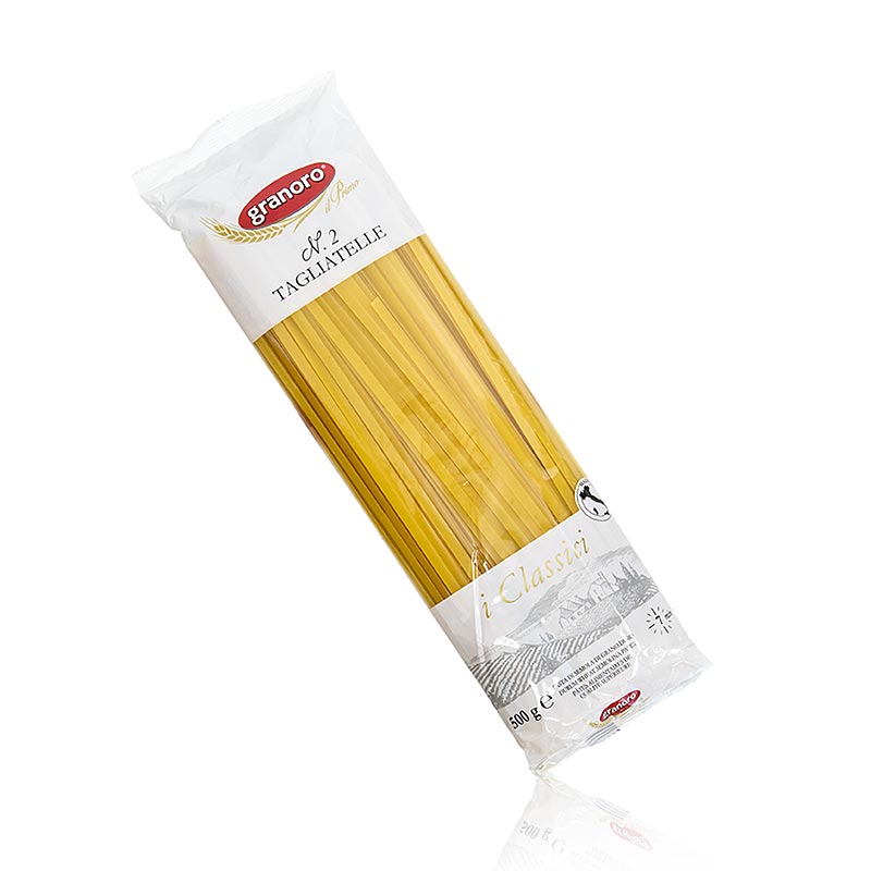 Granoro tagliatelle, rechte tagliatelle van 5 mm, nr2, 500 g, heerlijke Italiaanse pasta