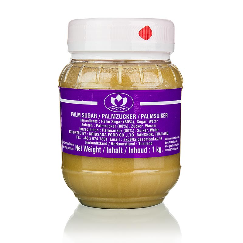 Palmsuiker, pasta-achtig, 1 kg - biologische, ongeraffineerde zoetstof van palmnectar