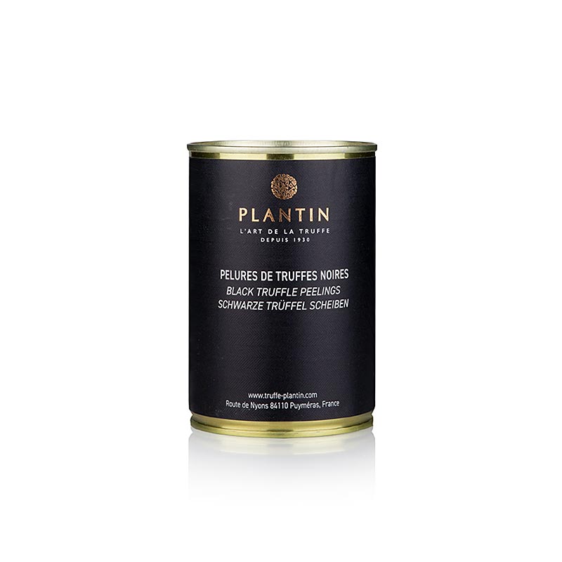 Wintertruffel (Tuber Melanosporum), Pelures, truffelschalen en -schijfjes, Plantin, 210 g - Verse zwarte truffel schijven en schalen in een verpakking van 210 gram van het merk Plantin