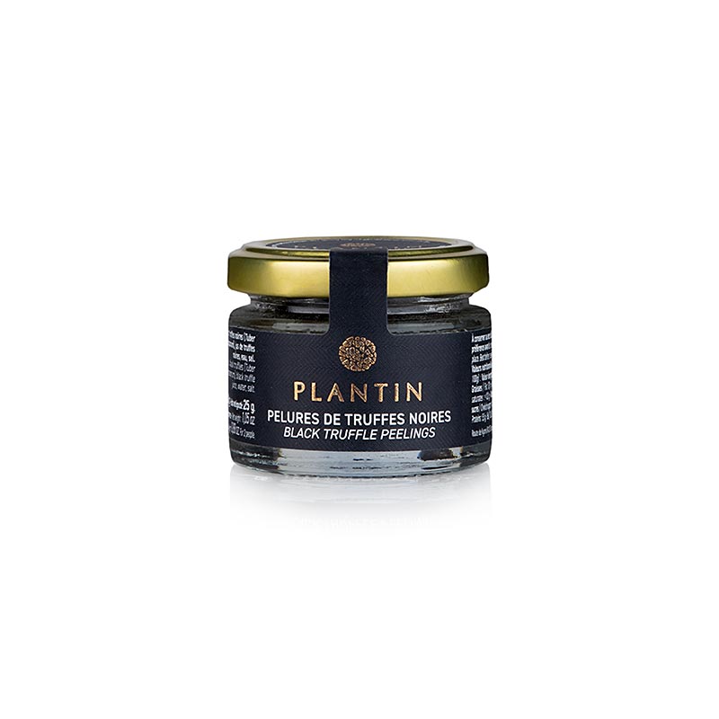Zwarte truffel (Tuber Melanosporum) pelures, schijfjes en schalen, Plantin, 30 g - Luxe wintertruffelproduct voor culinaire creaties