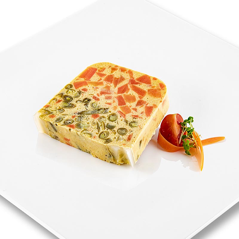 Delicious and colorful 1 kg vegetable terrine by Rougiè