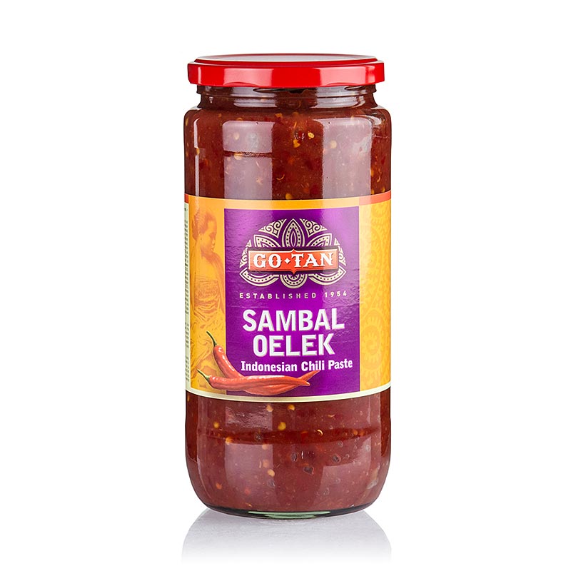 Sambal Oelek, Go Tan, 1 kg: Traditionele Indonesische chilipasta voor pittige gerechten