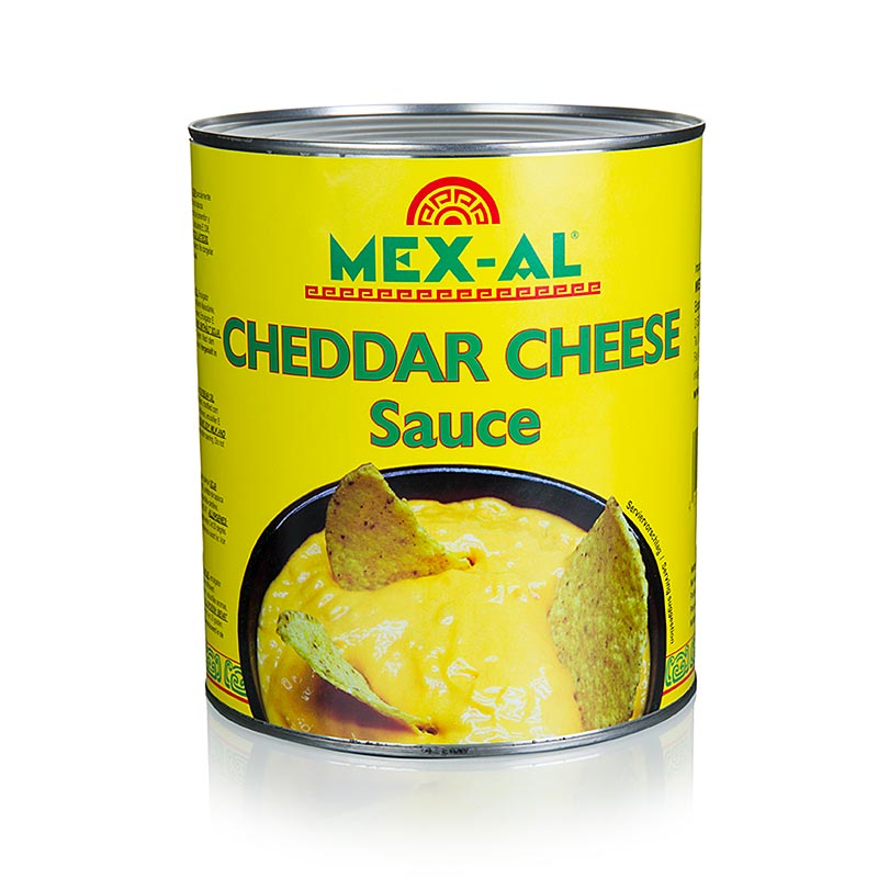 Cheddar Kaassaus, Mex-Al, 3 kg - Romige en smaakvolle kaassaus voor Mexicaanse gerechten