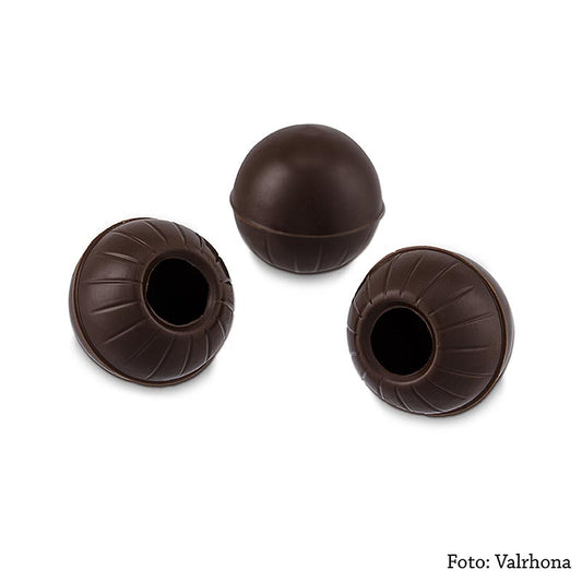 Holle truffelballetjes, gemaakt van pure Valrhona-chocolade, met een diameter van 25 mm, verpakt in een doos van 13 kg, totaal 504 stuks