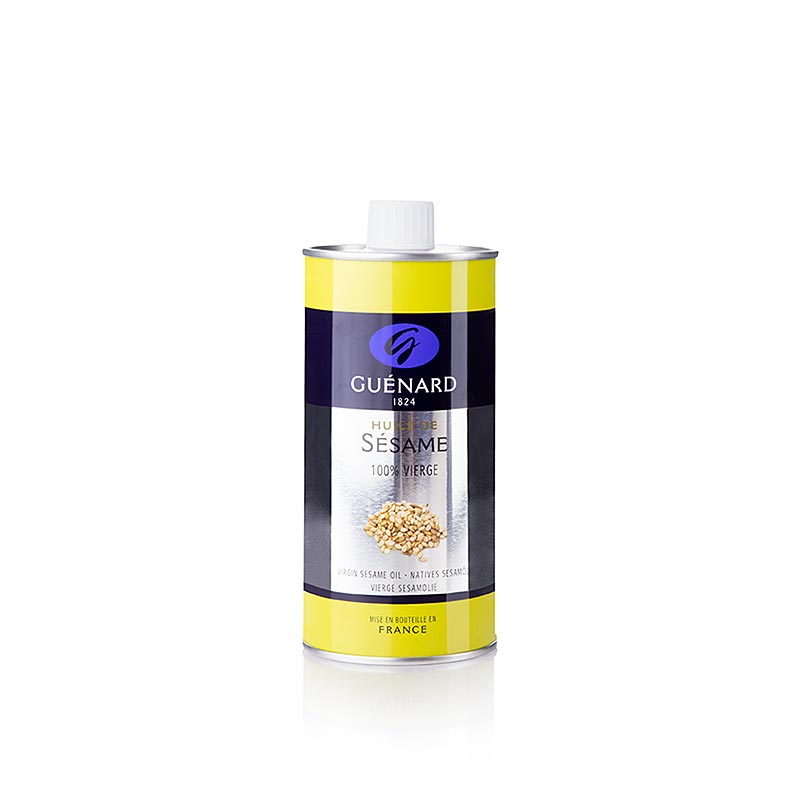 Guénard sesamolie, lichtgekleurd, 500 ml - hoogwaardige koudgeperste sesamolie van topkwaliteit