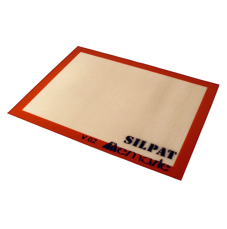 Bakmat - Silpat, 30x40cm (29,5x38,5cm zonder rand), 1 stuk - Hittebestendige siliconen bakmat voor gebruik in de oven Beschermt bakplaten en zorgt voor gelijkmatige warmteverdeling