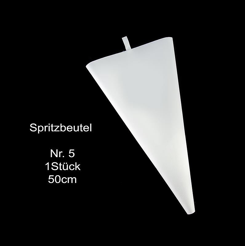 Professional 50cm standard pastry bag with cutter, ideal for precision decorating