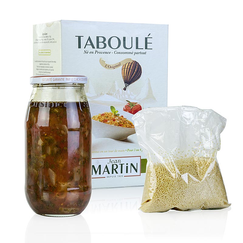 Kant-en-klare taboulé mix in een pot saus en zak cous-cous, 630 g, perfect voor snel en gemakkelijk maken van een heerlijke maaltijd