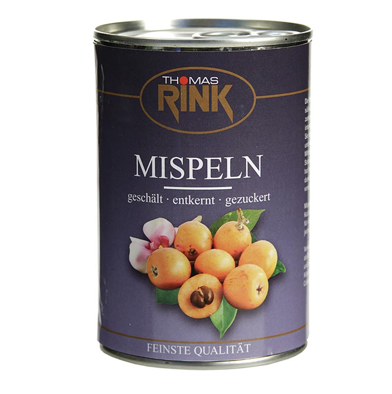Mispels, gesuikerd, 425 g, heerlijke vruchten in siroop, perfect voor desserts