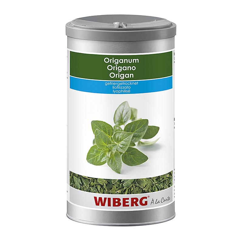 Gevriesdroogde Wiberg Origanum kruiden in een verpakking van 65 gram