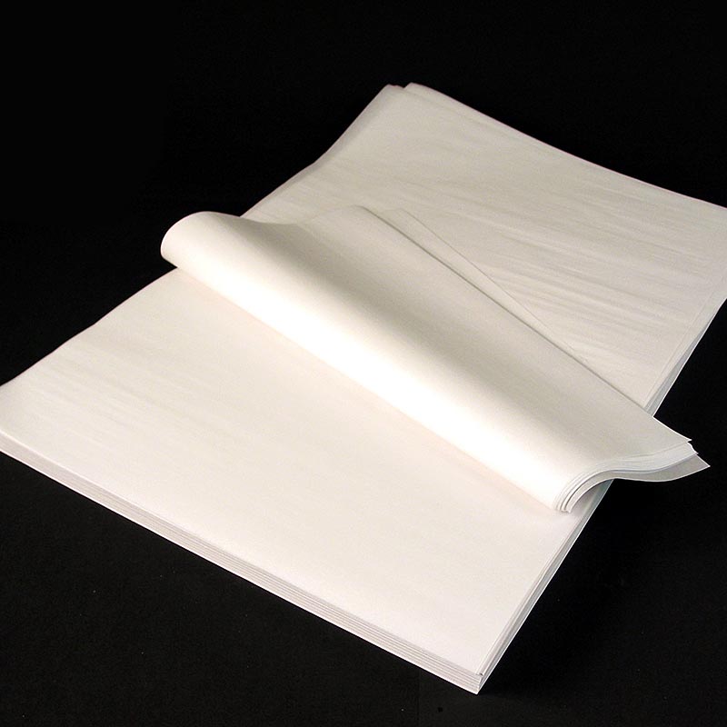 Bakpapier met siliconencoating, geschikt voor salamanders, 40x60cm, 500 vellen voor professioneel gebruik
