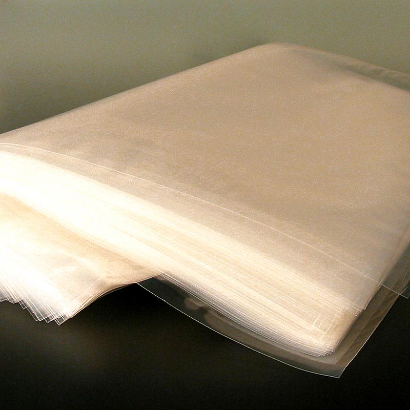 Hoekzak met vacuümafdichting, 400mm x 600mm, glad, 100 stuks - verpakkingszakken met luchtdichte seal, ideaal voor voedselopslag
