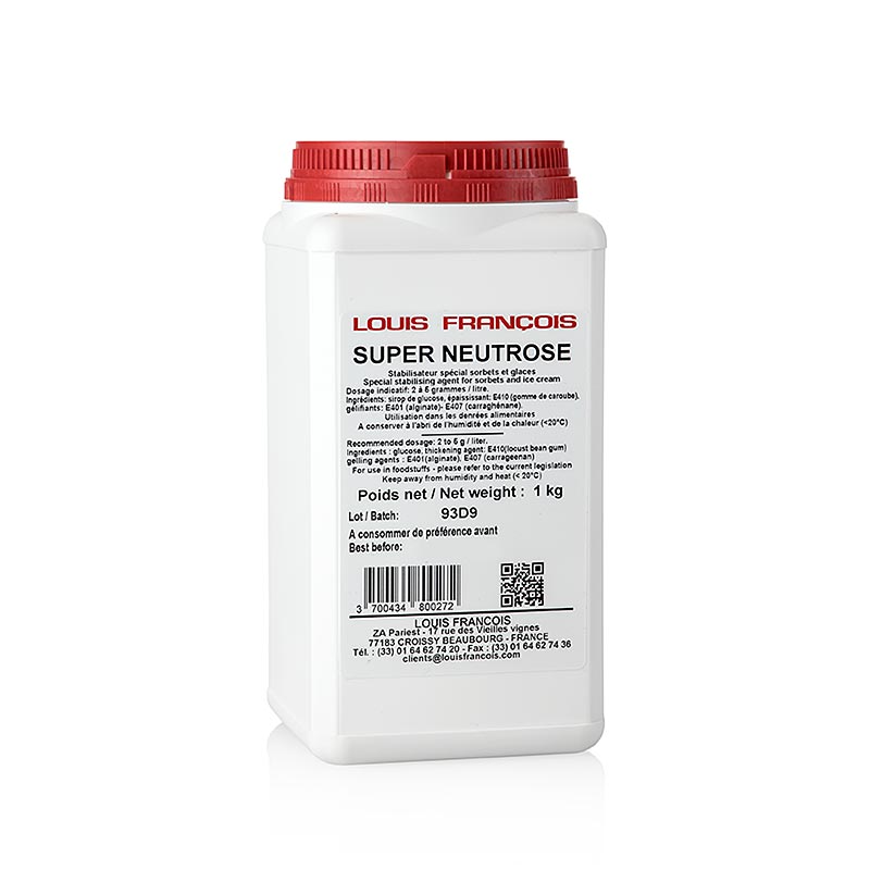 Super Neutrose, verdikkings- en geleermiddel, 1 kg, ideaal voor het verdikken en binden van sauzen en desserts