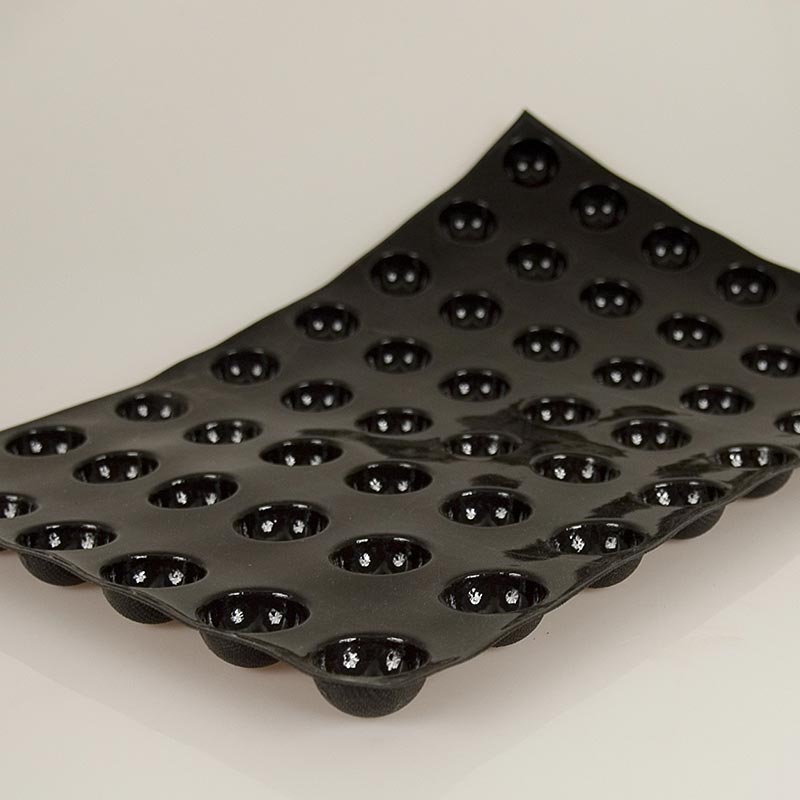 High-quality Flexipan mat with 48 half spheres, each measuring 42mm in diameter and 21mm deep, with a capacity of 20ml, item number 1489, sold as a single unit