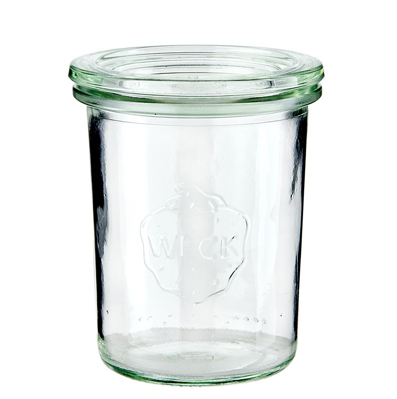 Enkele Weck mini glazen beker met een diameter van 60mm en hoogte van 80mm, inhoud 160 ml, zonder klemmen en rubberen ring, 1 stuk