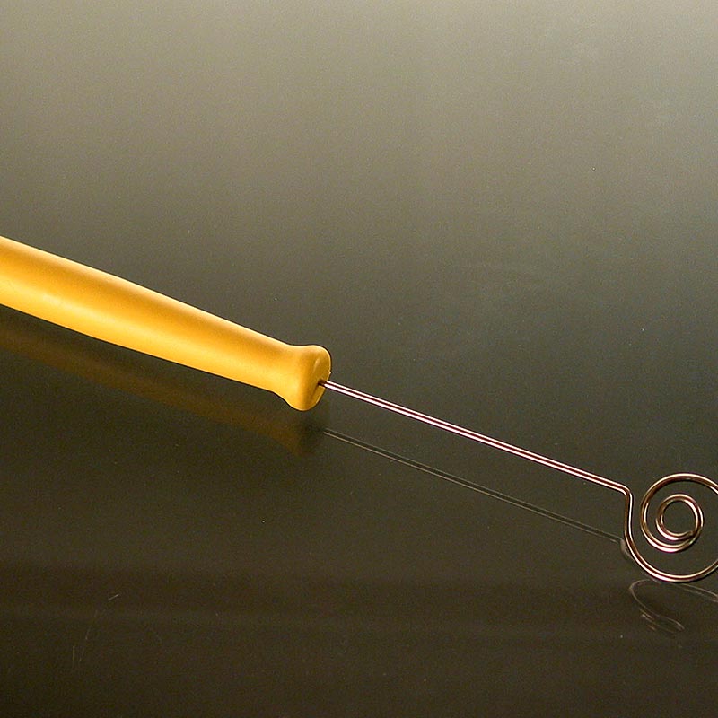 Praliné stemvork, in spiraalvorm, 1 st - Een heerlijke en decoratieve praliné chocoladevork in spiraalvorm, 1 stuk