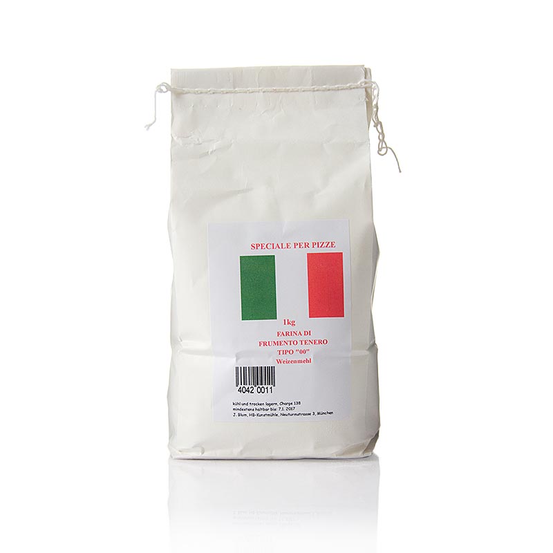 Pizzabloem, Tipo 00, Hofbräu-Kunstmühle Blum, 1 kg - ideaal voor het maken van authentieke Italiaanse pizza's