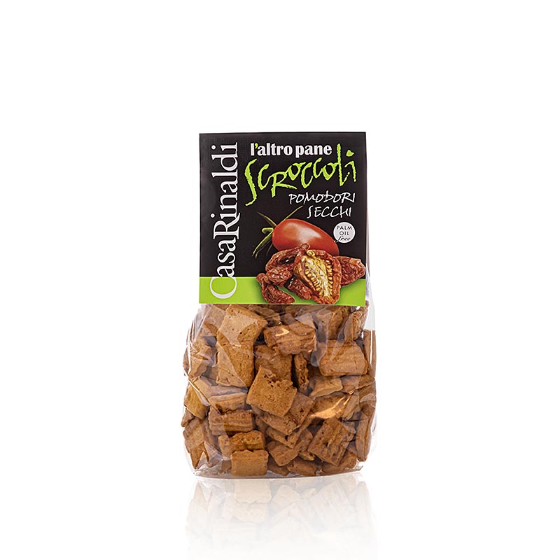 Scroccoli al pommodoro - Knapperige snacks met tomaat, 300 g, perfect voor tussendoor