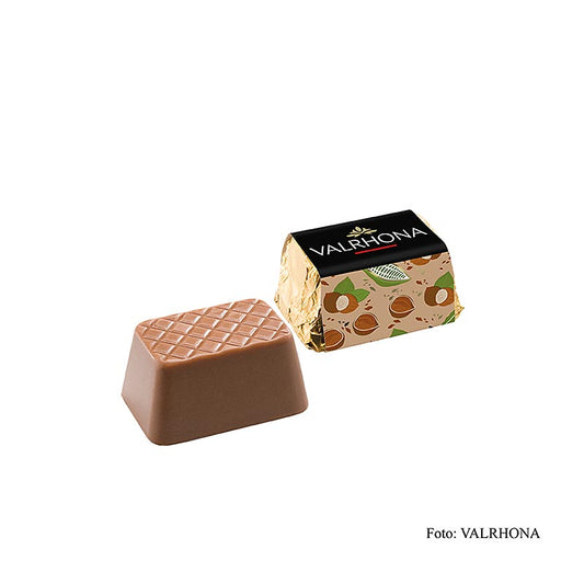 Valrhona Lingot Praliné Gianduja Mini Gold Bar, a 2 kg box containing approximately 200 individually wrapped krokante praline pieces, perfect for gifting or sharing during special occasions