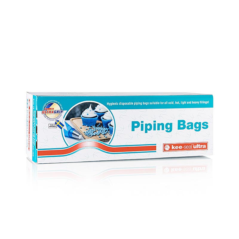 Spuitzakken, wegwerp, 45cm, Kee-Seal ultra, met extra grip, dispenser, 72 stuks, voor professioneel gebruik in de horeca en bakkerijen