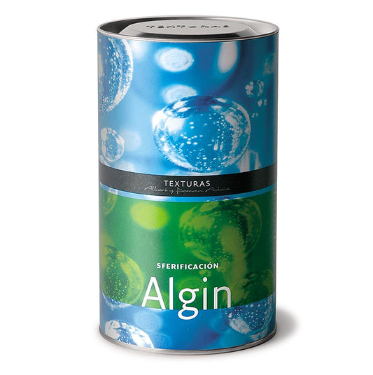 Algin (alginaat), een product van Texturas Ferran Adrià, E 400, 500 g, ideaal voor gastronomische toepassingen zoals het maken van schuimen en kaviaar