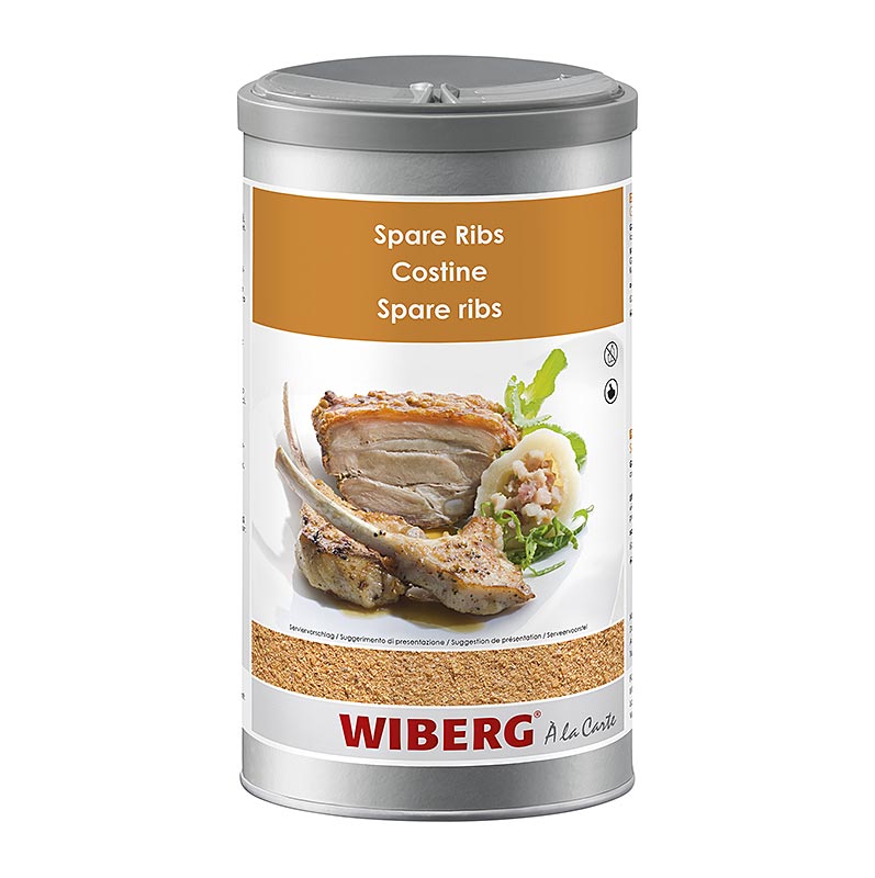 Sappige en smaakvolle Wiberg spareribs kruidenmix, verpakt in een handige 105 kg verpakking