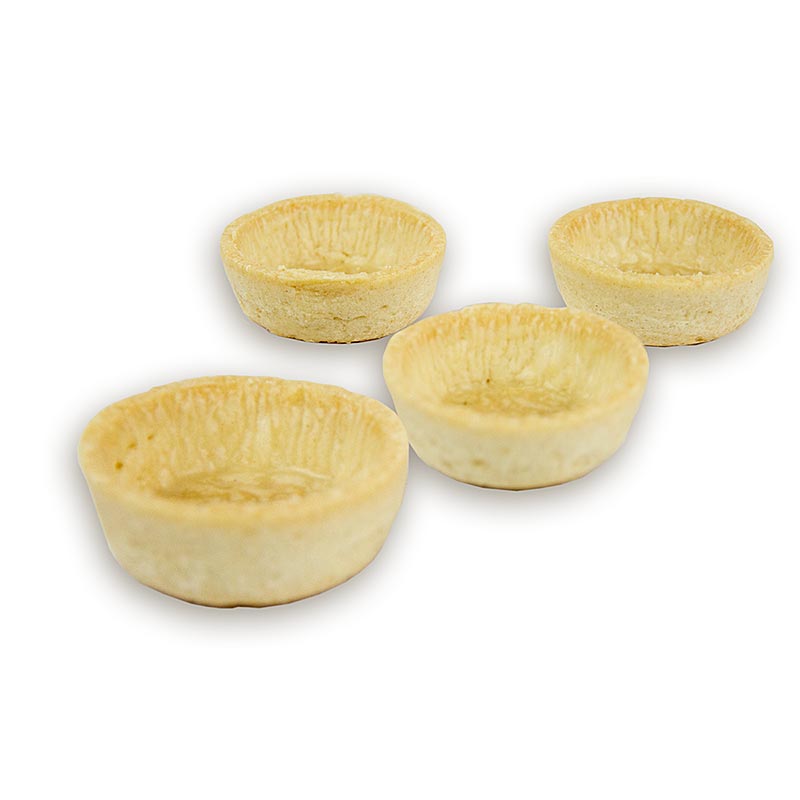 Verse hartige snack tartelettes, 5cm rond, licht van gewicht, verpakt in een doos van 155 kg, in totaal 184 stuks