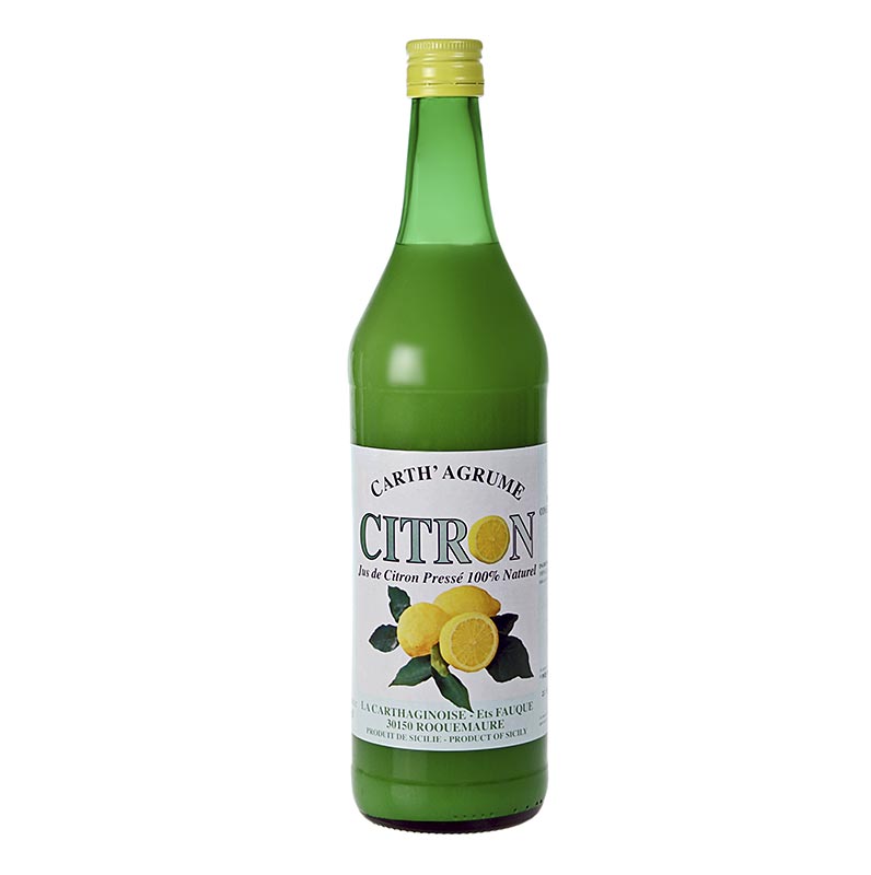 La Carthaginoise 1 liter bottle of 100% unsweetened Citroensap (lemon juice)