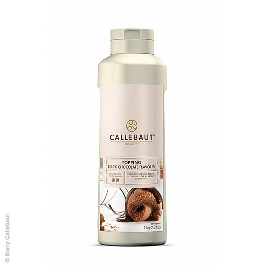 1 kg verpakking van Callebaut chocoladesaus, perfect als warme of koude topping