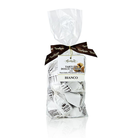 Tartuflanghe truffelpralines - Dolce d'Alba, witte chocolade, ca 14g, wit, 200g