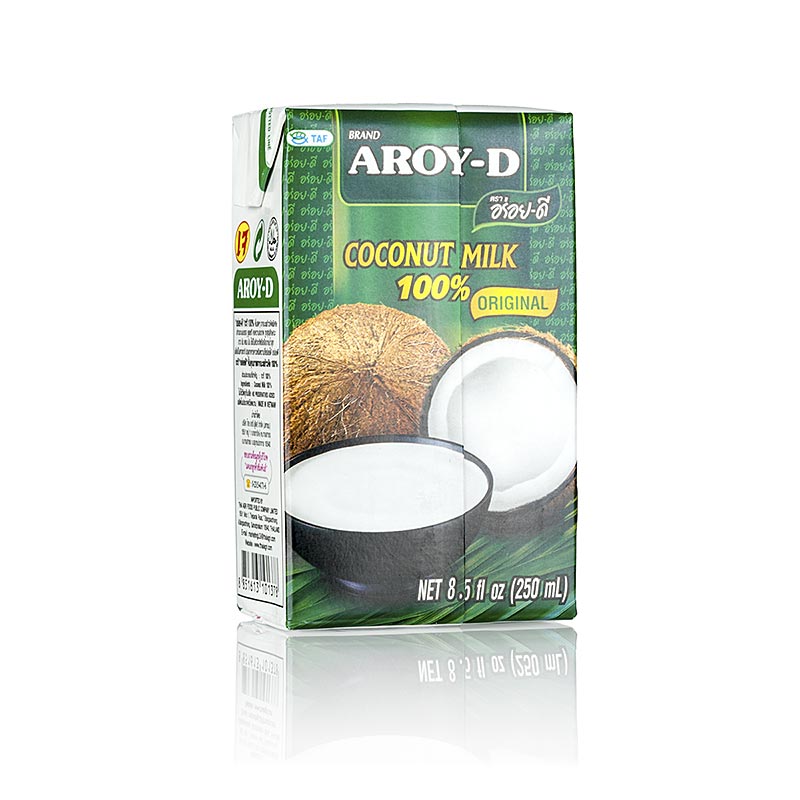 Kokosmelk van Aroy-D, 250 ml, perfect voor het koken en bakken
