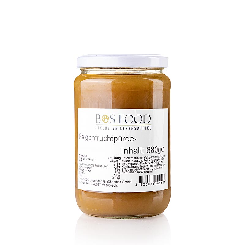 Vijgenpuree, fijn gezeefd, 680 g - Puree gemaakt van zorgvuldig gezeefde vijgen, perfect voor bakken en koken