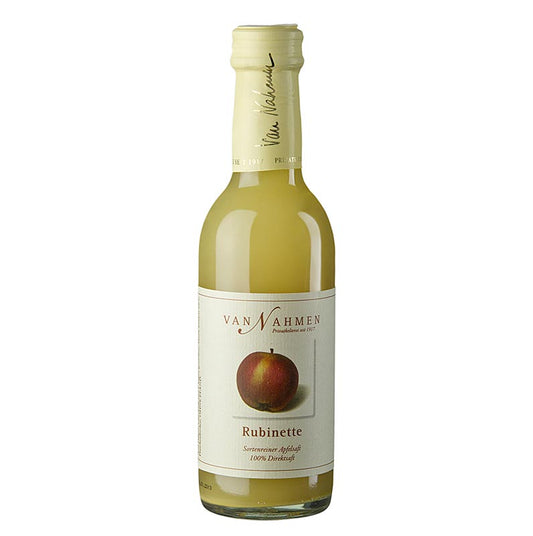 Van Nahmen - Rubinette appelsap, 100% puur sap, 250 ml, biologisch geproduceerd