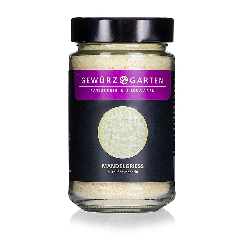 Kruidentuin amandelgriesmeel, van zoete amandelen, 100 g - verpakt product van fijngemalen amandelen, geschikt voor diverse culinaire toepassingen