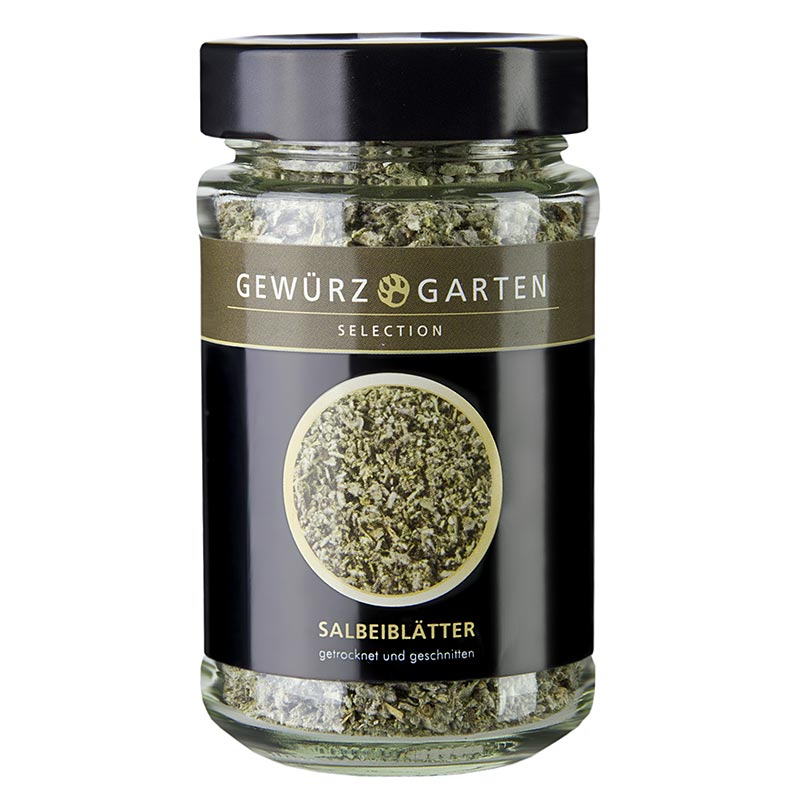 Kruidentuintje salieblaadjes, gedroogd, gesneden, 40 g - Natuurlijke en aromatische gedroogde salieblaadjes van topkwaliteit, perfect voor het toevoegen van smaak aan diverse gerechten