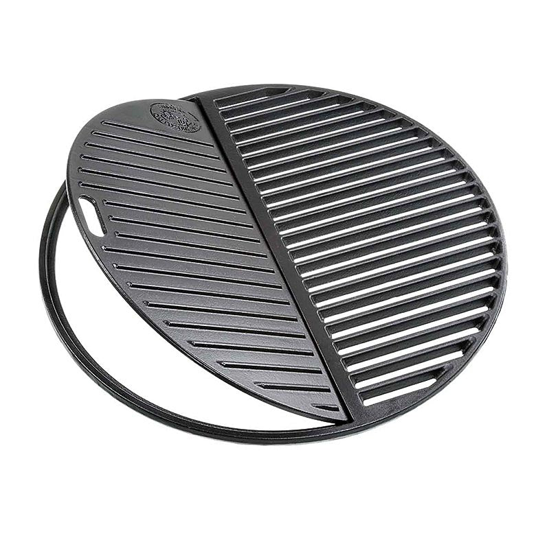 Set van 2 gietijzeren roosters met een diameter van 45 cm, geschikt voor 480 mm barbecues van Outdoorchef, essentiële accessoires voor het grillen van vlees en groenten buitenshuis