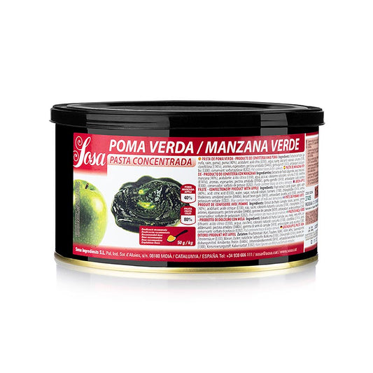 Foto van 1,5 kg Sosa Groene Appel Pasta, een veelzijdig en smaakvol product voor gebruik in de keuken