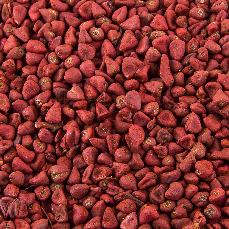 Annatto zaden, afkomstig van de orlean struik, verpakt in een zak van 1 kg