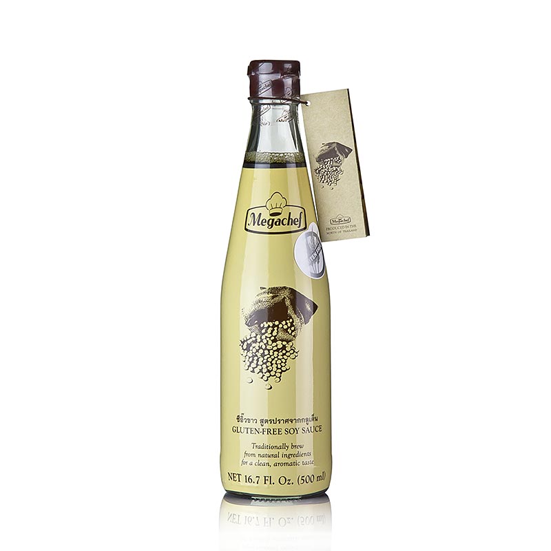 Sojasaus - glutenvrij, Megachef, 500 ml - delicious gluten-free soy sauce perfect for all your cooking needs