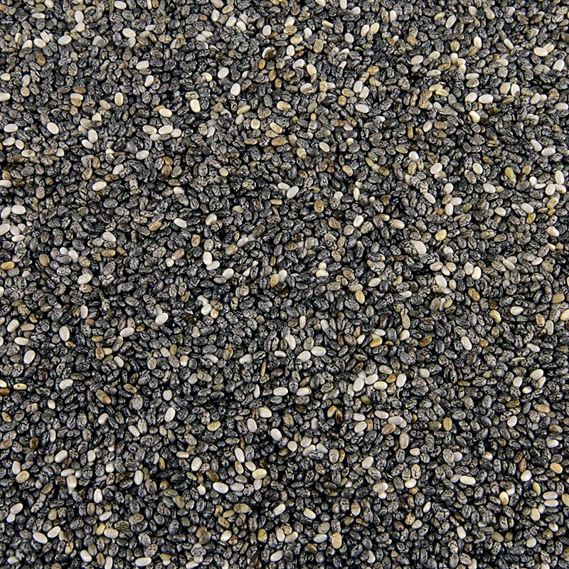 Biologische 1 kg verpakking chia zaden, rijk aan voedingsstoffen en vezels