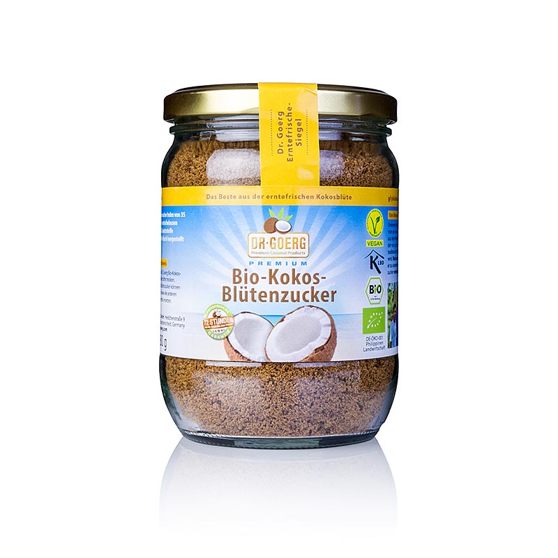 Organic DrGoerg kokosbloesemsuiker, 280g, perfect natural sweetener for baking and cooking