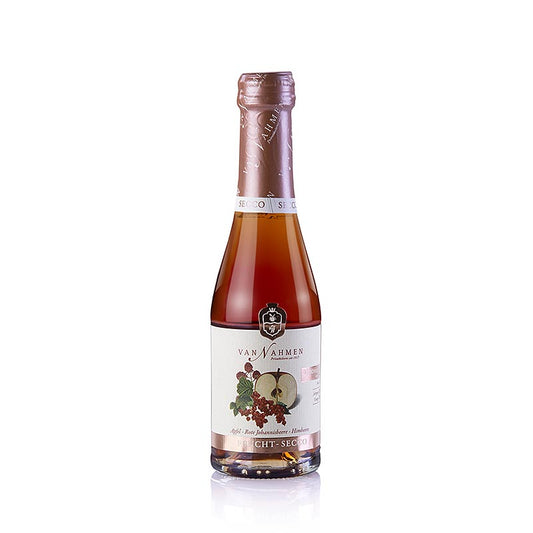 Van Nahmen Appel-Redcurrant-Framboos Fruit Secco, alcoholvrij, 200 ml, a delicious alcohol-free fruit beverage perfect for any occasion