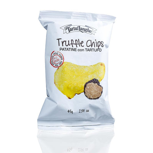 Delicious Tartuflanghe truffelchips, made with summer truffles (tuber aestivum), 45g